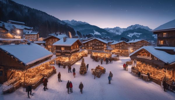 Marchez à la découverte des marchés de Noël en Haute-Savoie